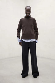 Ecoalf Caqui roll neck jumper - dark brown