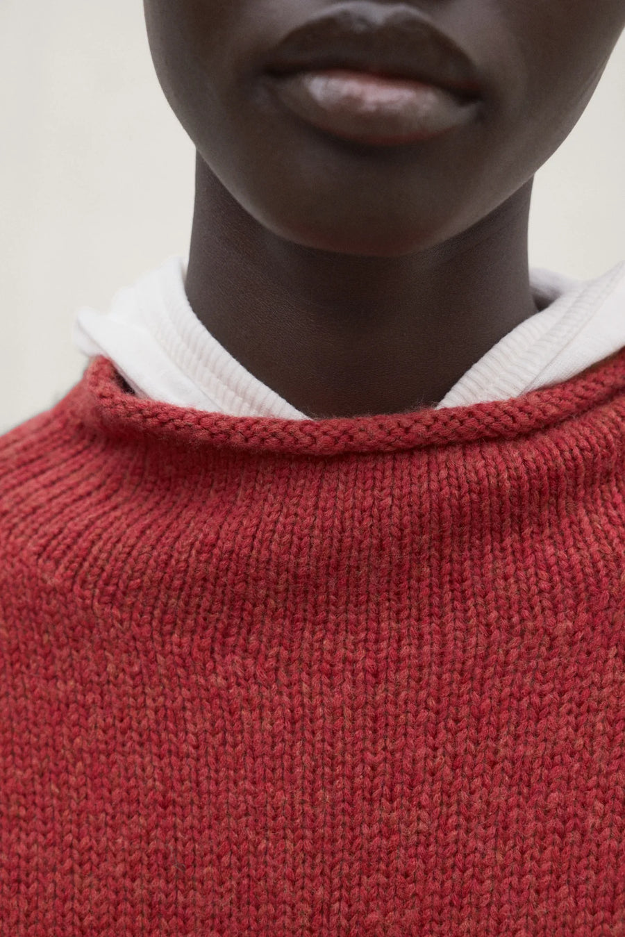 Ecoalf Castelly sleeveless knit top- dark orange