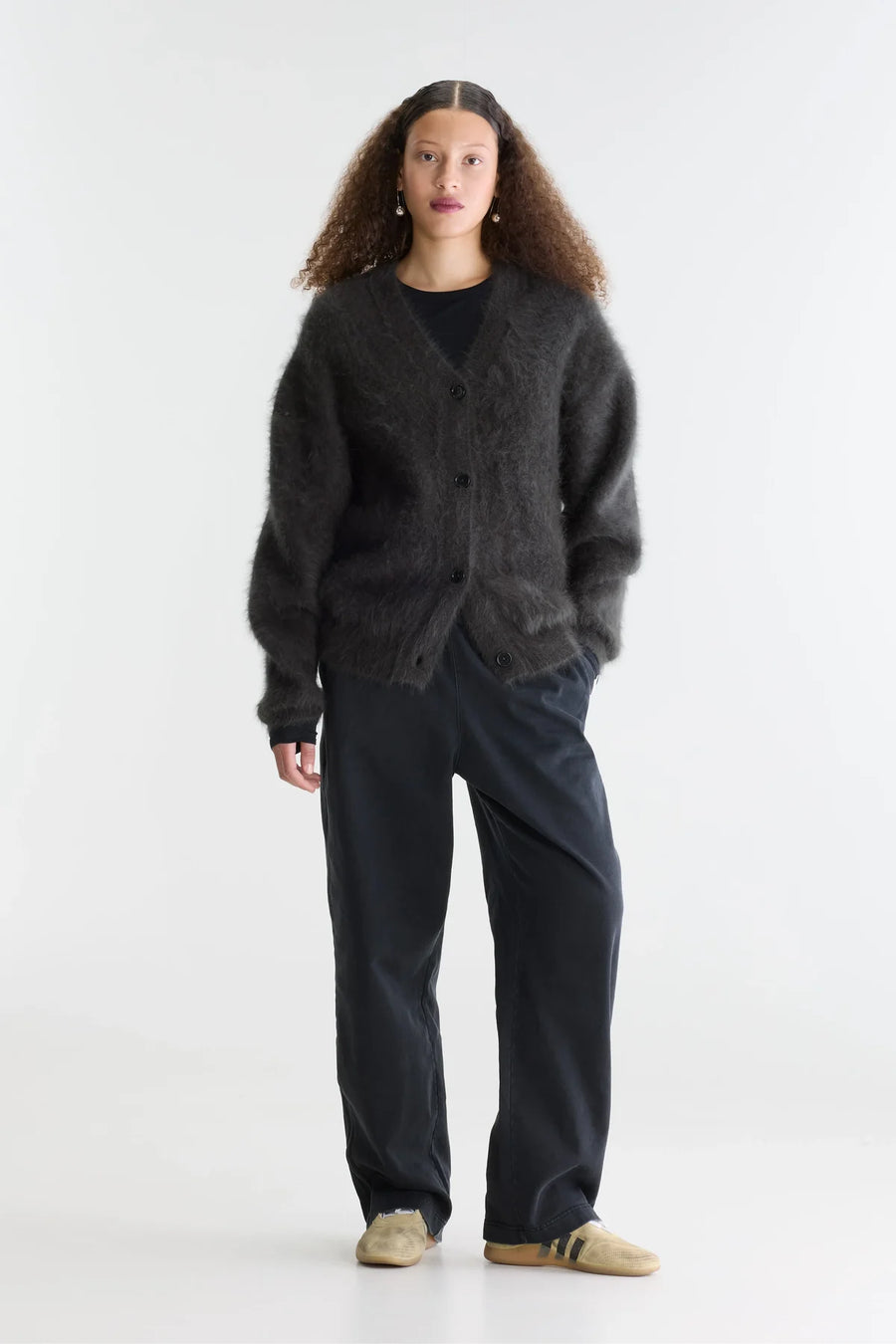 Bellerose Datura angora blend cardigan - pirate