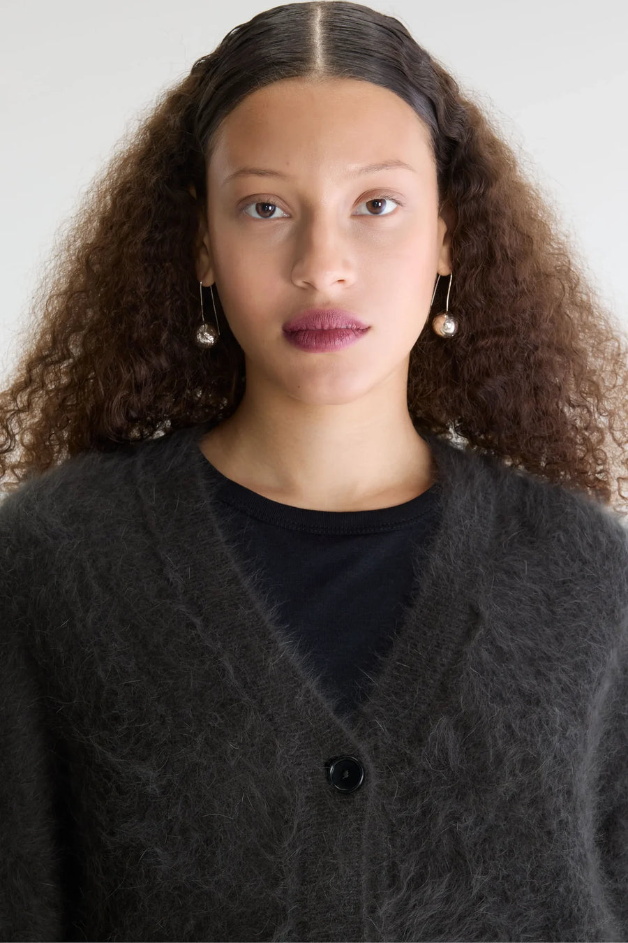 Bellerose Datura angora blend cardigan - pirate