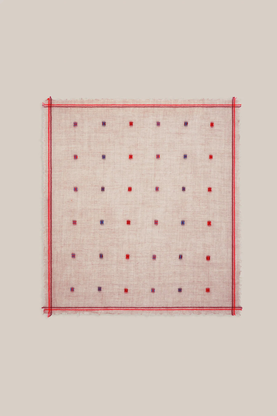 Moismont Chelsea wool embroidered square scarf - 2 colours