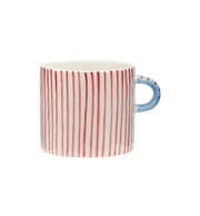 anna + nina Percy tea mug - red stripes