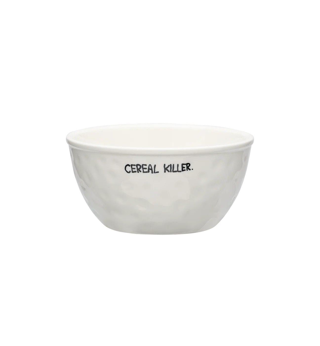 anna + nina cereal killer bowl - white