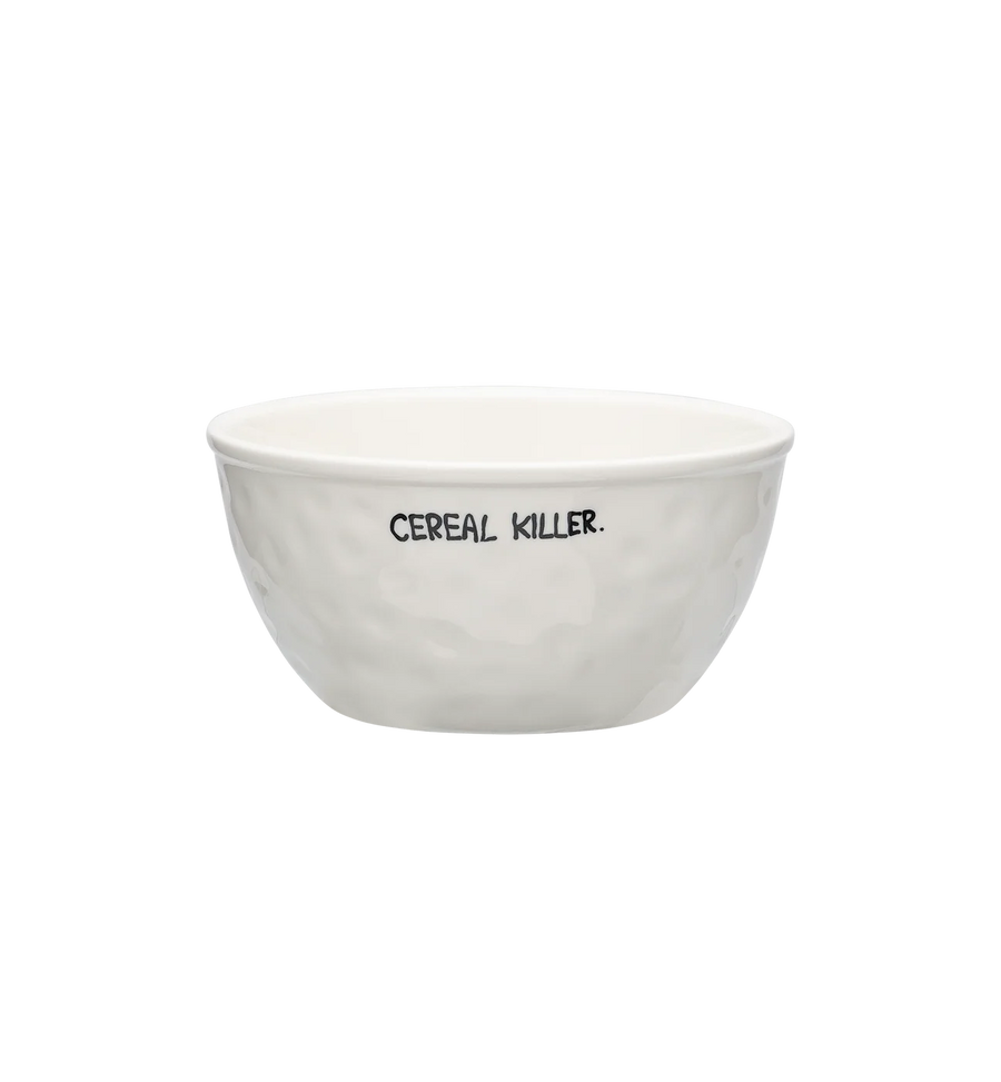 anna + nina cereal killer bowl - white