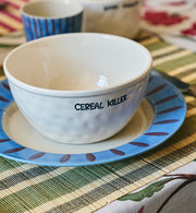 anna + nina cereal killer bowl - white