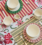 anna + nina rosebud breakfast plate - pink