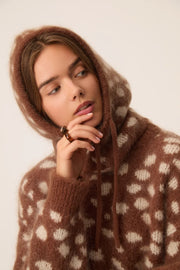 Des Petits Hauts Adonise balaclava / hood - brown