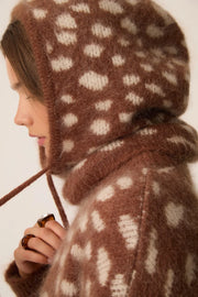 Des Petits Hauts Adonise balaclava / hood - brown