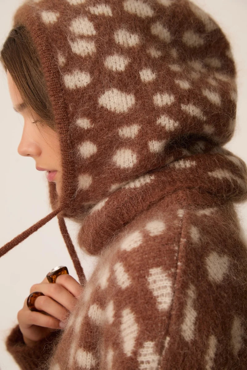 Des Petits Hauts Adonise balaclava / hood - brown