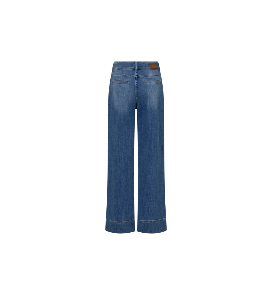 Mos mosh Soey Grendel wide leg jeans - mid wash