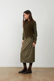 Orfeo knitted tank top  - khaki