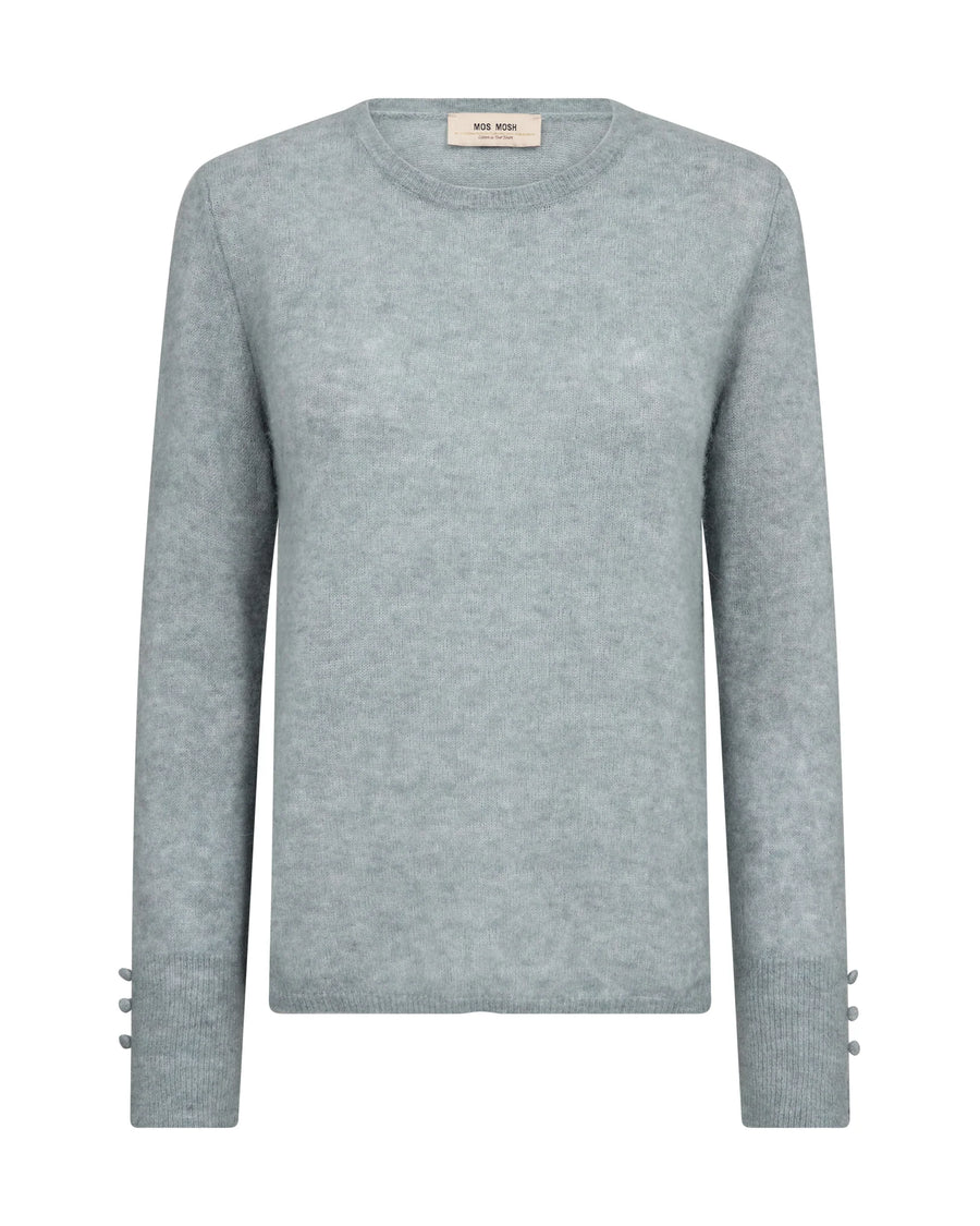 Mos mosh Mape Sophia crew neck  jumper - lead