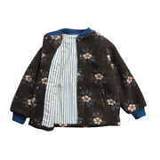 Hod Paris Bobby flower printed teddy jacket - Choco flowers