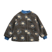 Hod Paris Bobby flower printed teddy jacket - Choco flowers