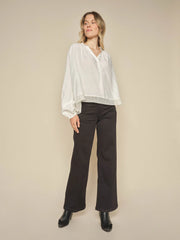 Mos mosh Dara delux wide leg jean - black