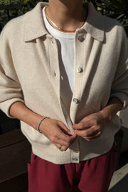 Le Bon Shoppe Lou cashmere mix cardigan - oatmeal
