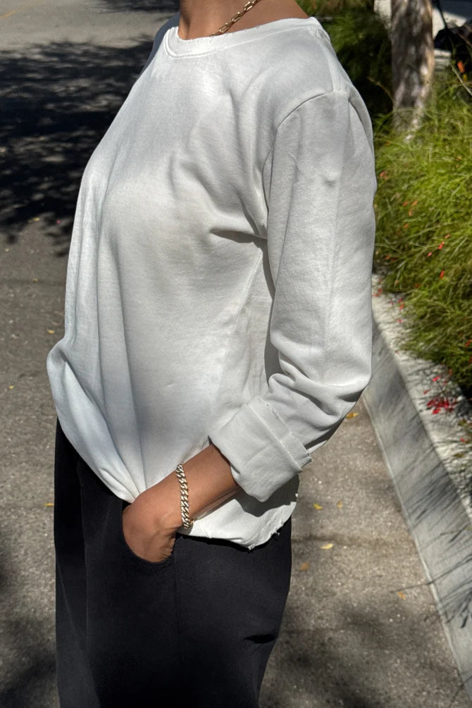 Le Bon Shoppe Everyday long sleeved t shirt - white