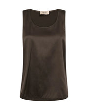 Mos Mosh Astrid silk tank / cami - delicioso (chocolate)