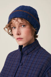 Moismont Sky wool blend beanie - navy