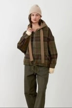 Orfeo Lester check jacket - khaki check