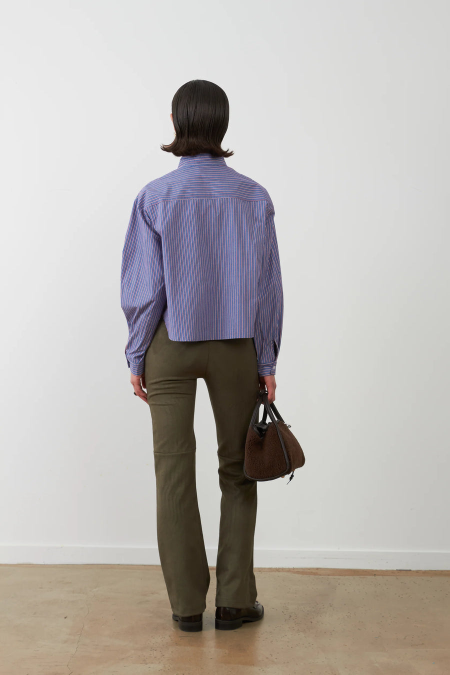 Orfeo Arnold Striped shirt with tie