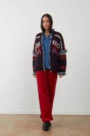 Orfeo Skalanda patterned cardigan - one size