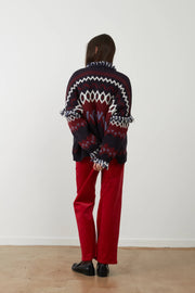 Orfeo Skalanda patterned cardigan - one size
