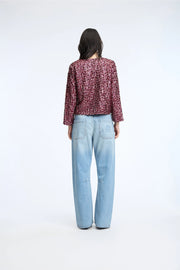 Munthe Cakio sequin jacket / top - Bordeaux