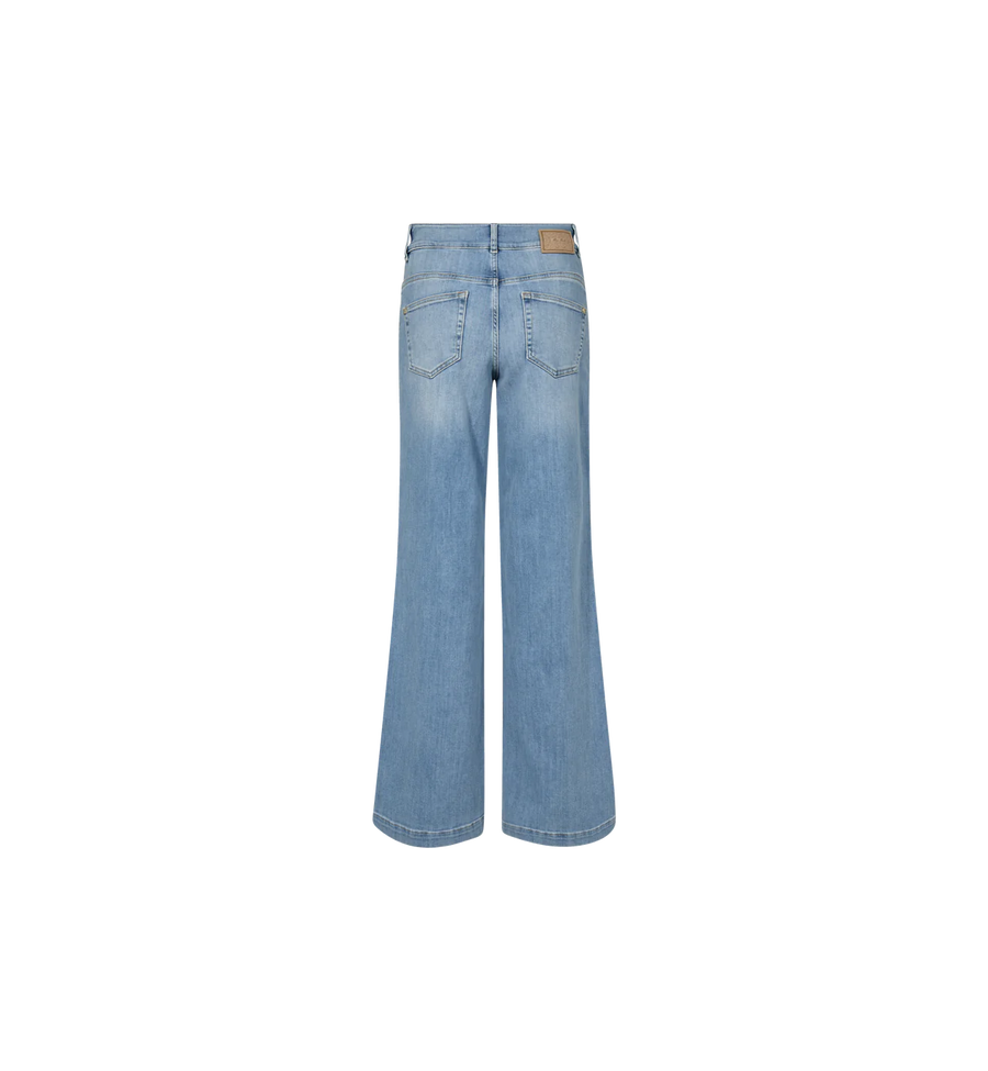 Mos mosh Colette Grendel cropped jean - midwash