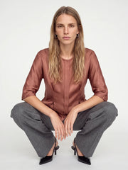 Mos Mosh Leka gloss blouse