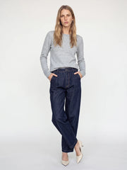 Mos mosh Mape Sophia crew neck  jumper - lead