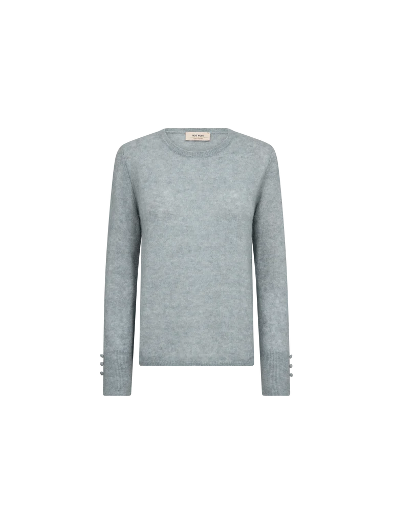 Mos mosh Mape Sophia crew neck  jumper - lead