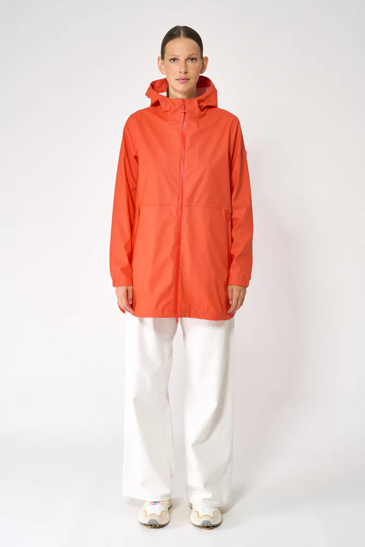 Tanta Brouillard raincoat - Tangarine
