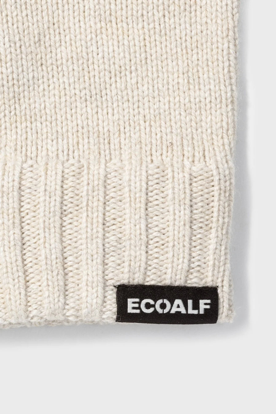 Ecoalf wool gloves - bone melange