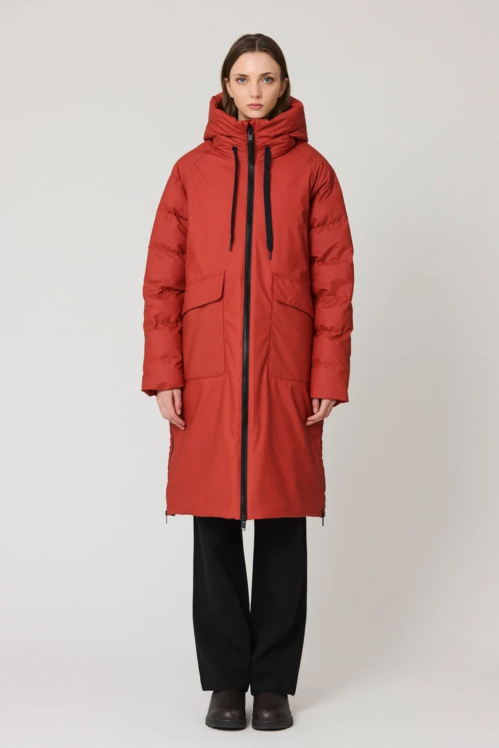 Tanta Rime waterproof coat - red