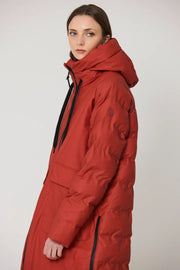 Tanta Rime waterproof coat - red