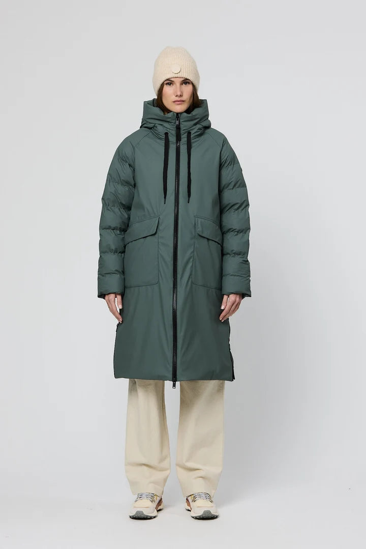 Tanta Rime waterproof coat - Balsam green