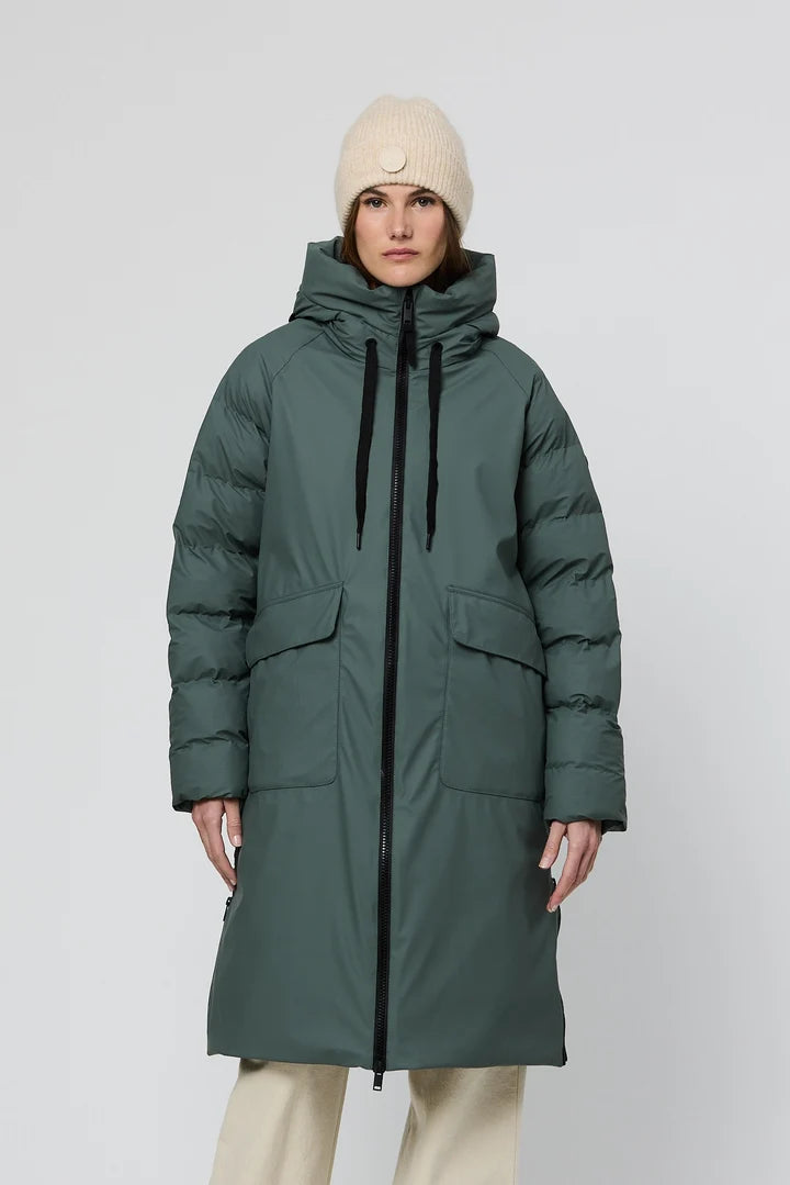 Tanta Rime waterproof coat - Balsam green