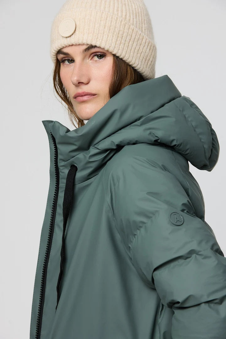 Tanta Rime waterproof coat - Balsam green