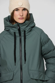 Tanta Rime waterproof coat - Balsam green