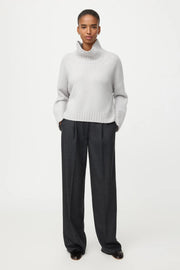 Soft Goat Girlfriend cashmere turtleneck jumper - Quiet grey
