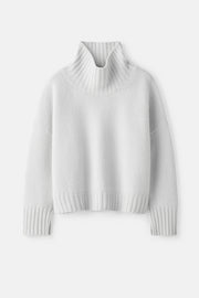 Soft Goat Girlfriend cashmere turtleneck jumper - Quiet grey