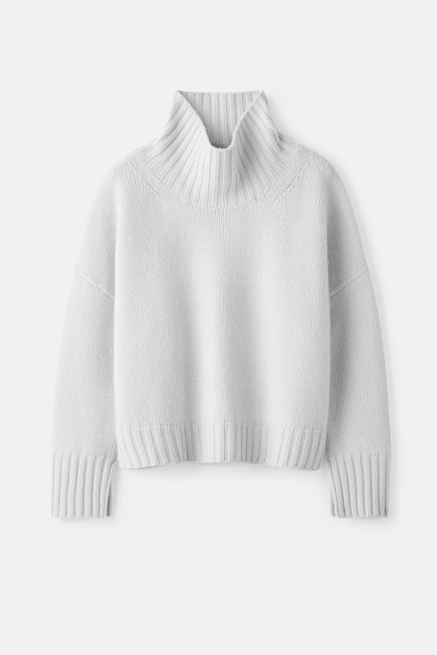 Soft Goat Girlfriend cashmere turtleneck jumper - Quiet grey