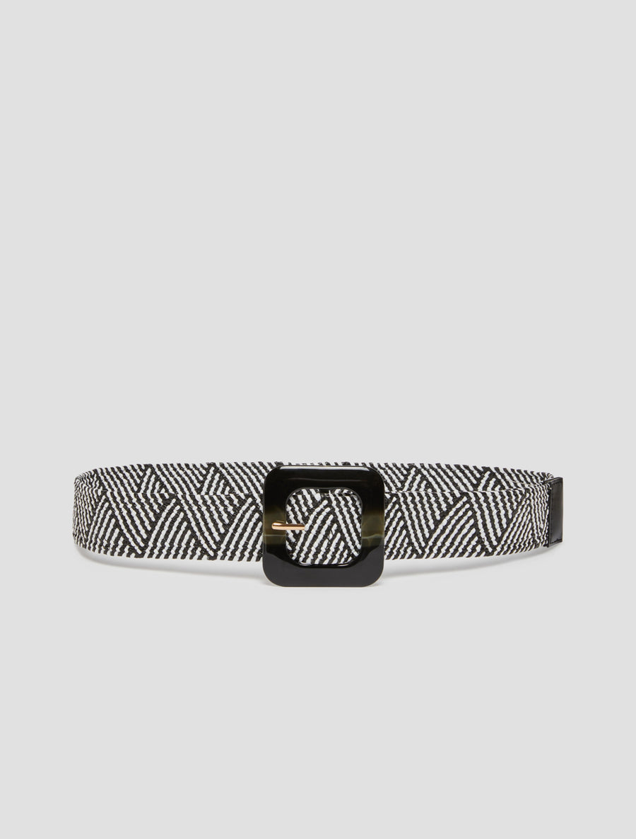 Penny Black Mosto weave belt - black/ecru