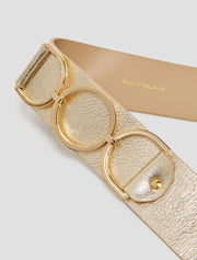 Penny Black Lord ring belt - gold