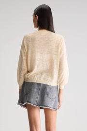 Bellerose Neeta button through cardi - ivory