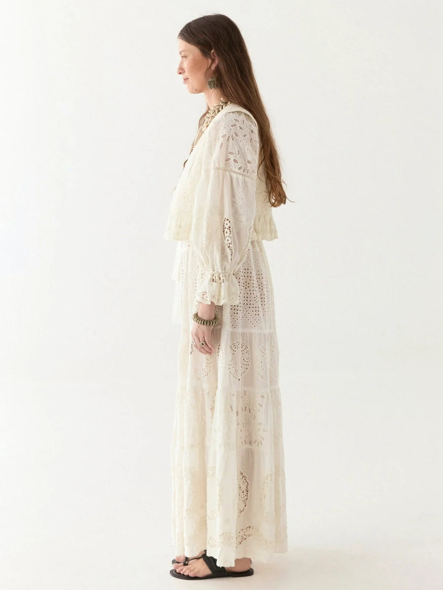 Maison Hotel Lilibet dress - ivory