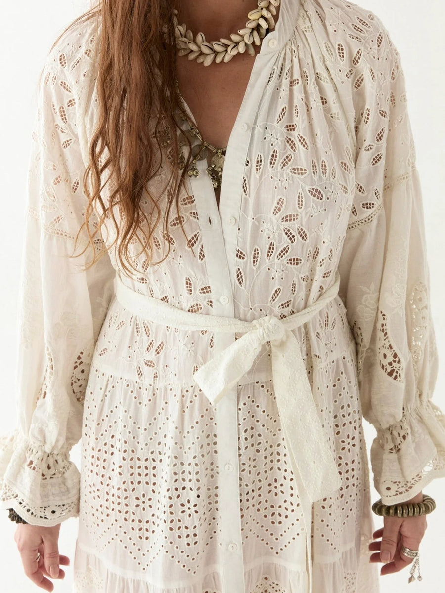 Maison Hotel Lilibet dress - ivory