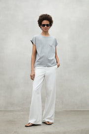Ecoalf Namur t shirt sleeve jersey- grey marl