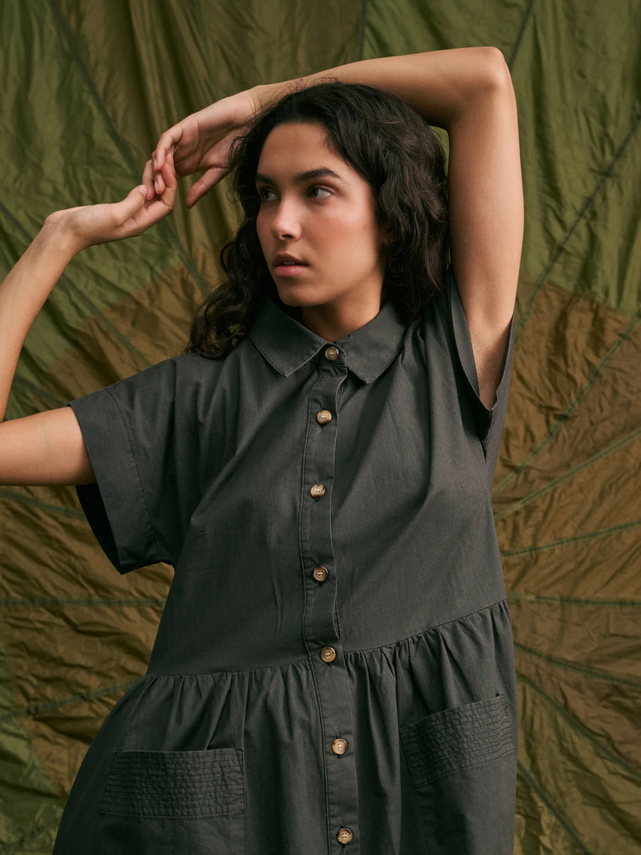 Hod Paris Waren shirt dress - black